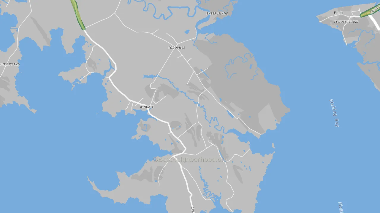 21672, MD Map of Noise Levels in 21672