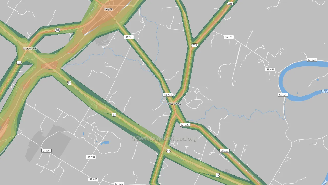 22646, VA Map of Noise Levels in 22646