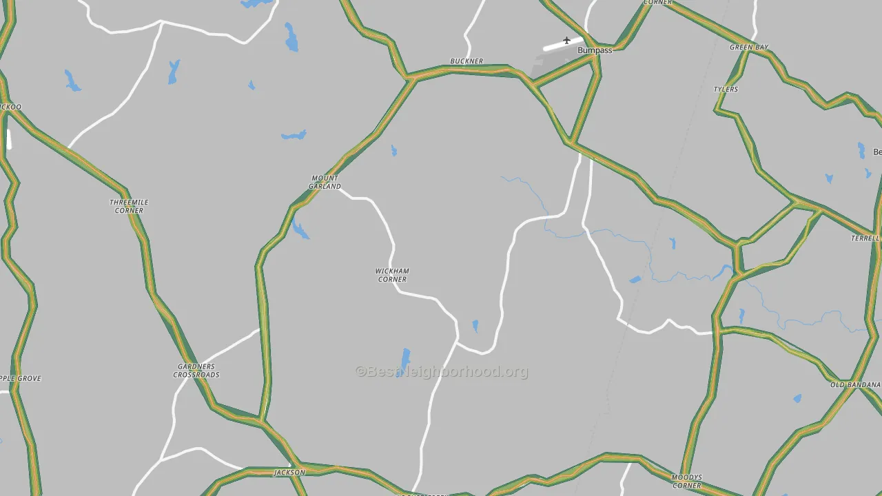 23024, VA Map of Noise Levels in 23024