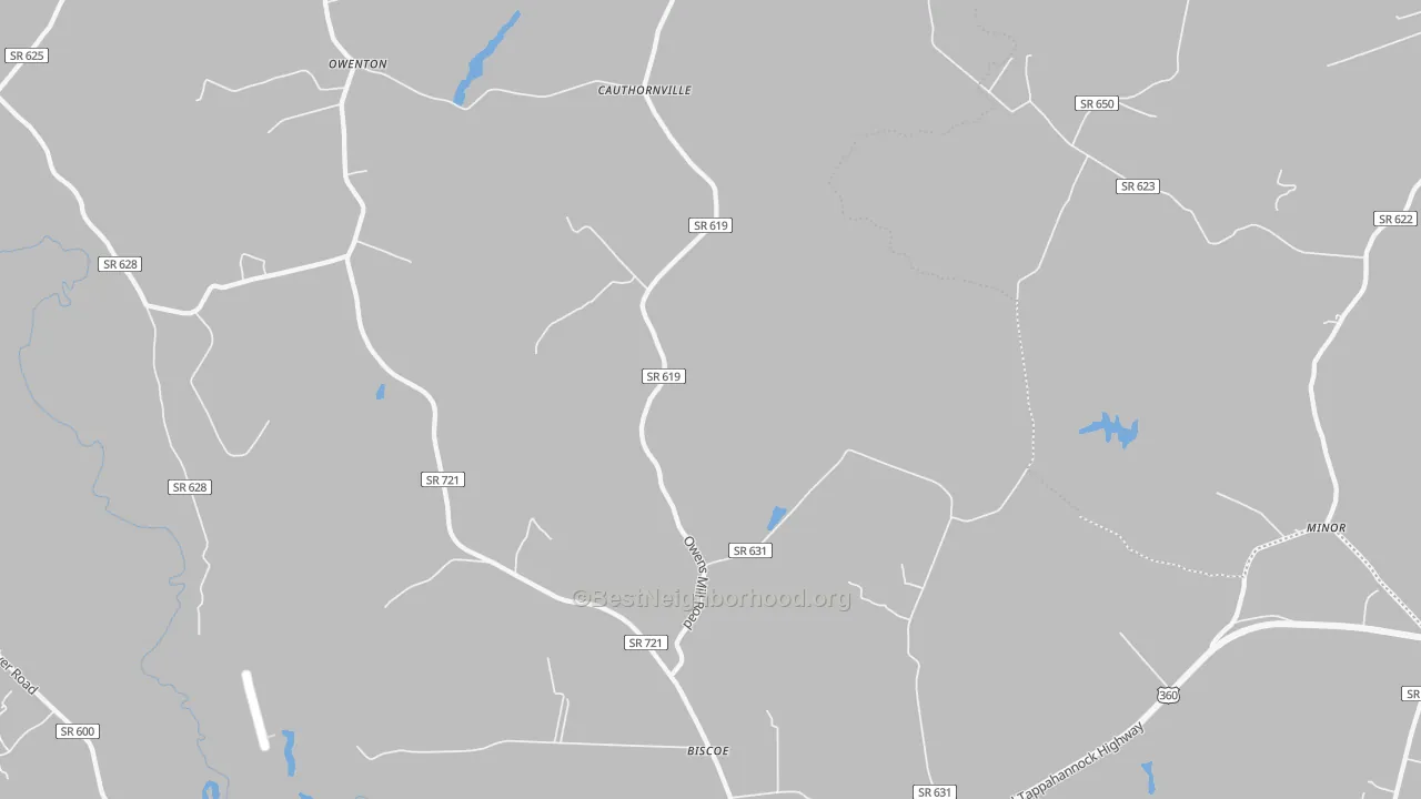 23148, VA Map of Noise Levels in 23148