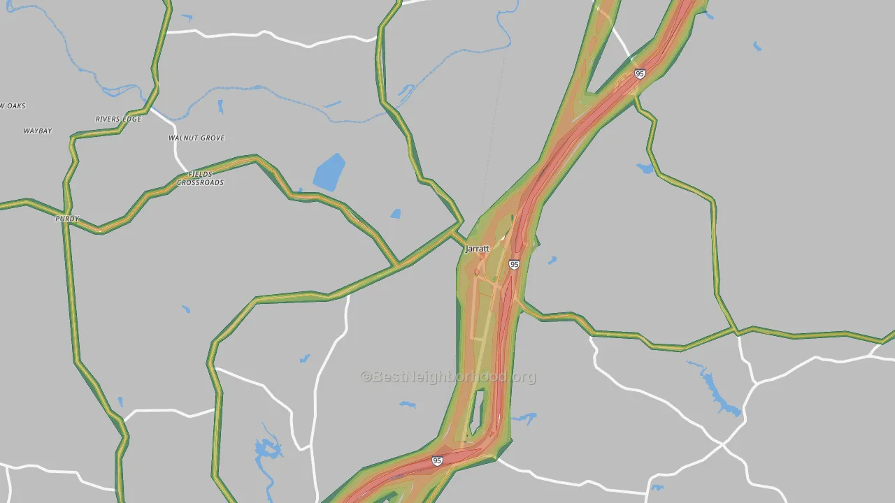 23867, VA Map of Noise Levels in 23867