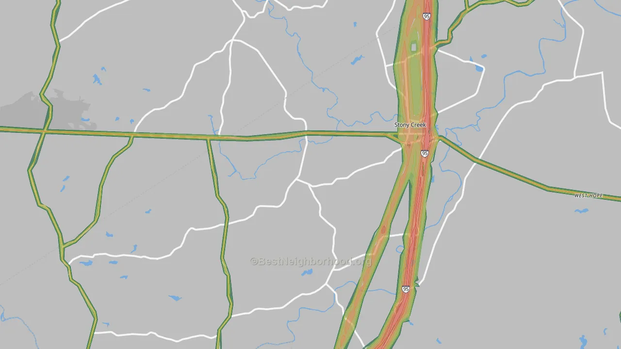 23882, VA Map of Noise Levels in 23882