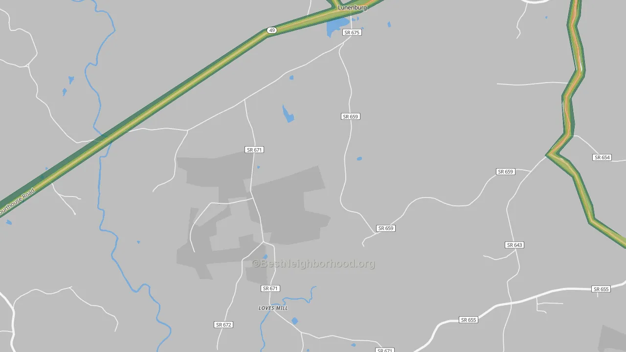 23952, VA Map of Noise Levels in 23952