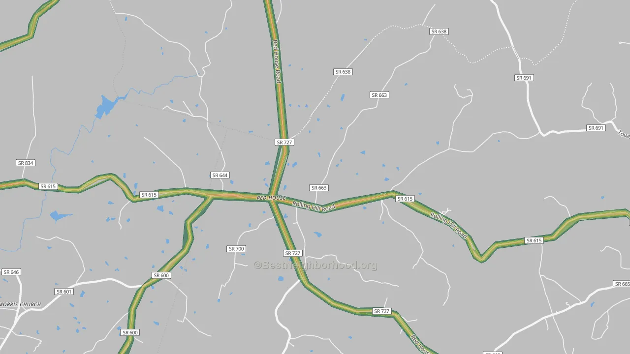 23963, VA Map of Noise Levels in 23963
