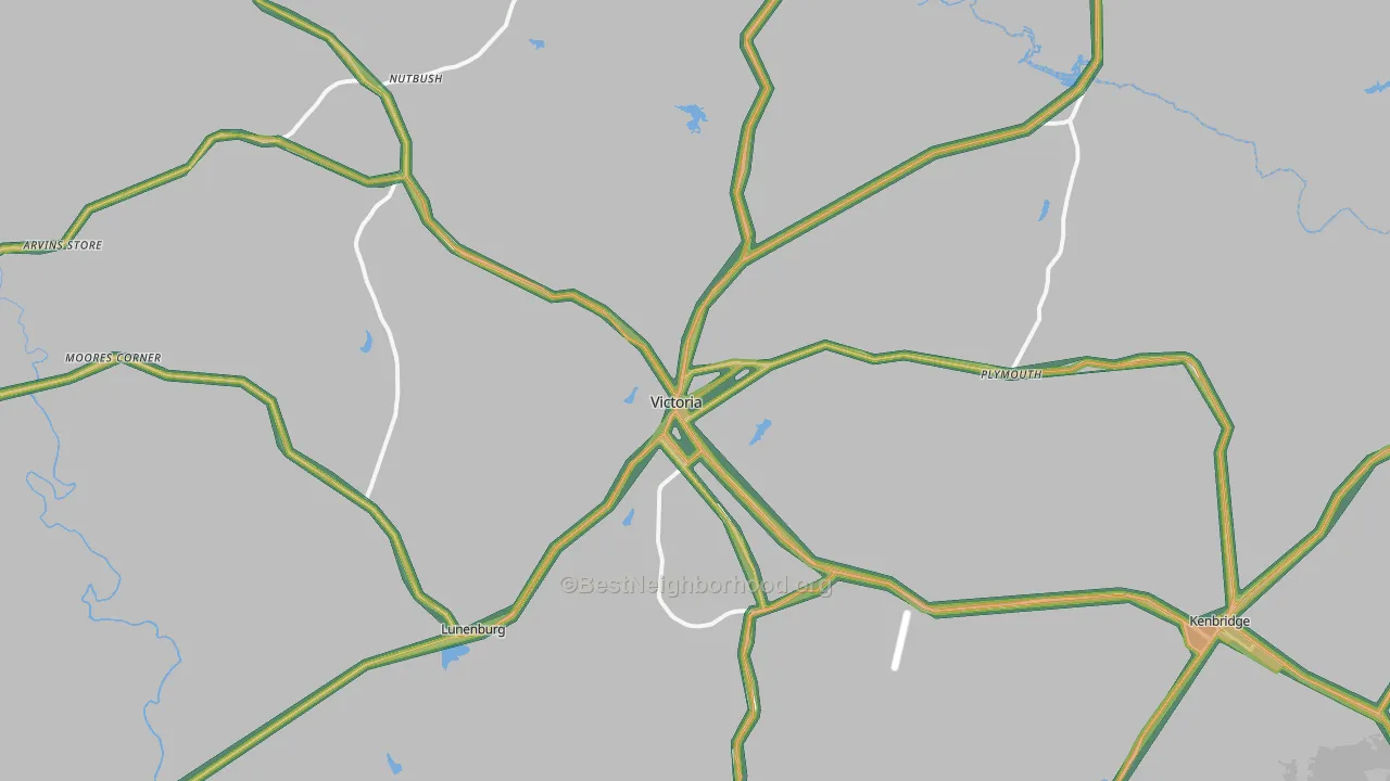 23974, VA Map of Noise Levels in 23974
