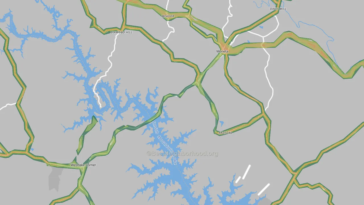 24121, VA Map of Noise Levels in 24121