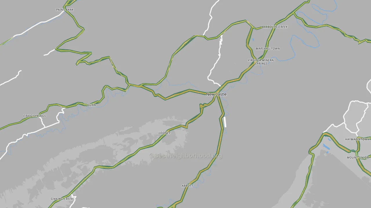 24127, VA Map of Noise Levels in 24127