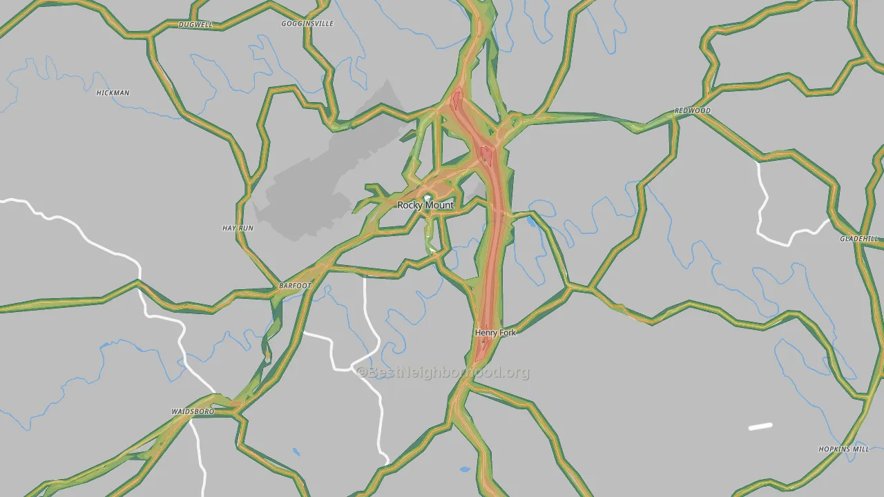 24151, VA Map of Noise Levels in 24151