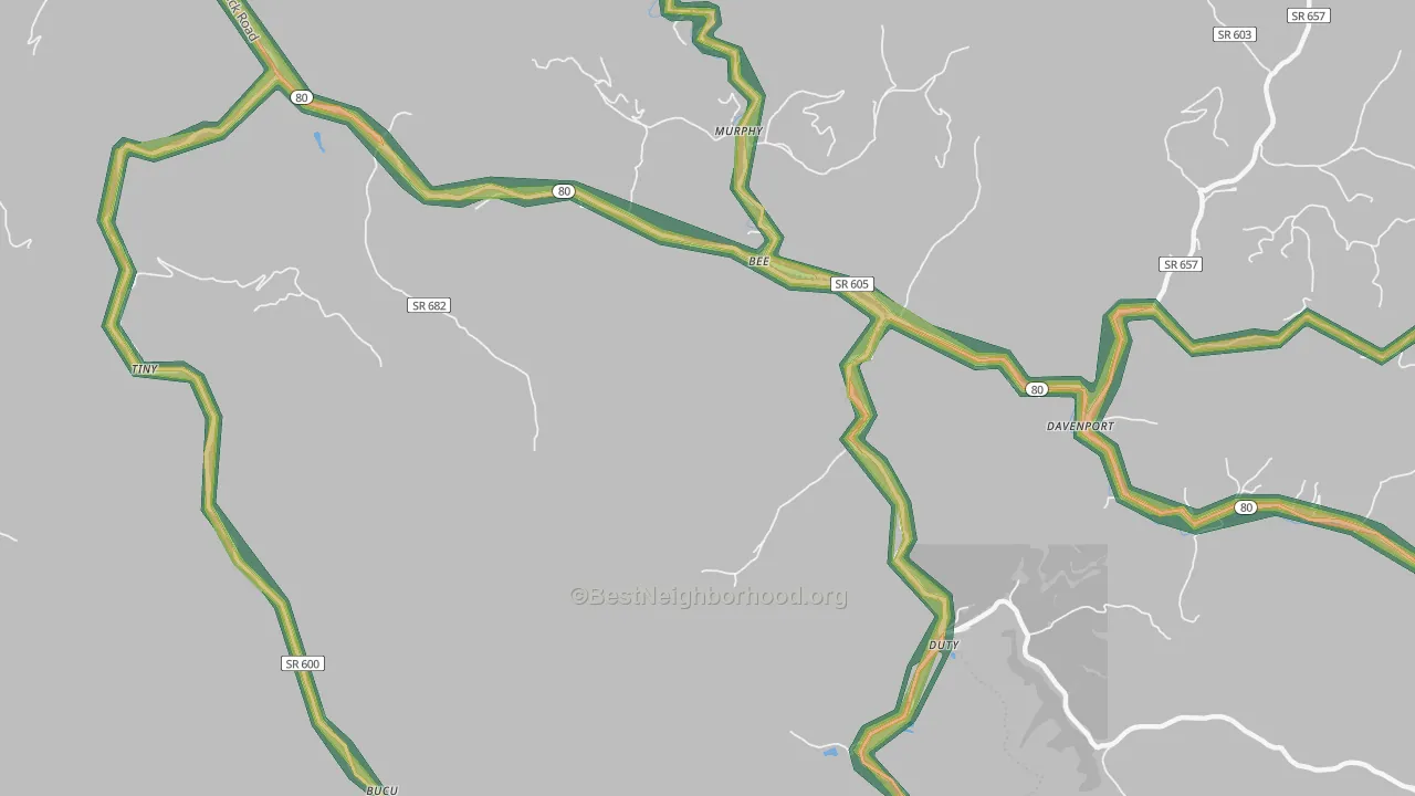 24217, VA Map of Noise Levels in 24217