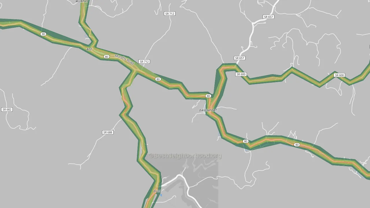 24239, VA Map of Noise Levels in 24239