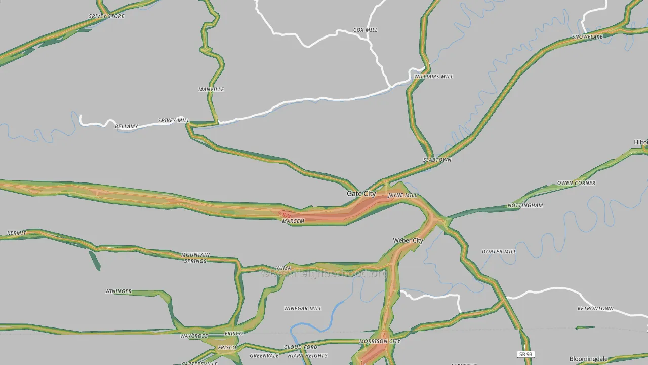 24251, VA Map of Noise Levels in 24251