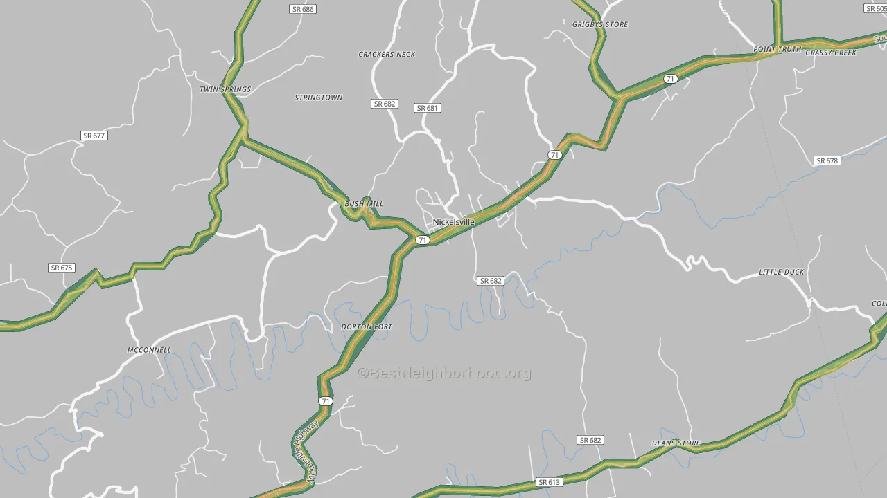 24271, VA Map of Noise Levels in 24271