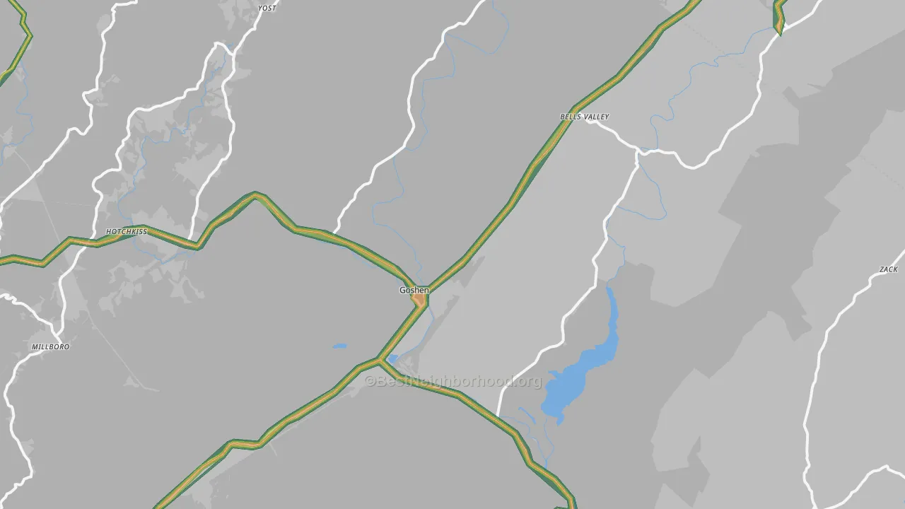 24439, VA Map of Noise Levels in 24439