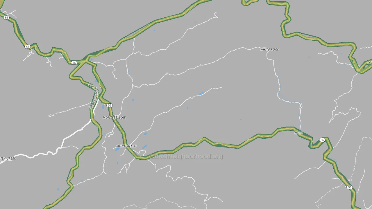 24464, VA Map of Noise Levels in 24464