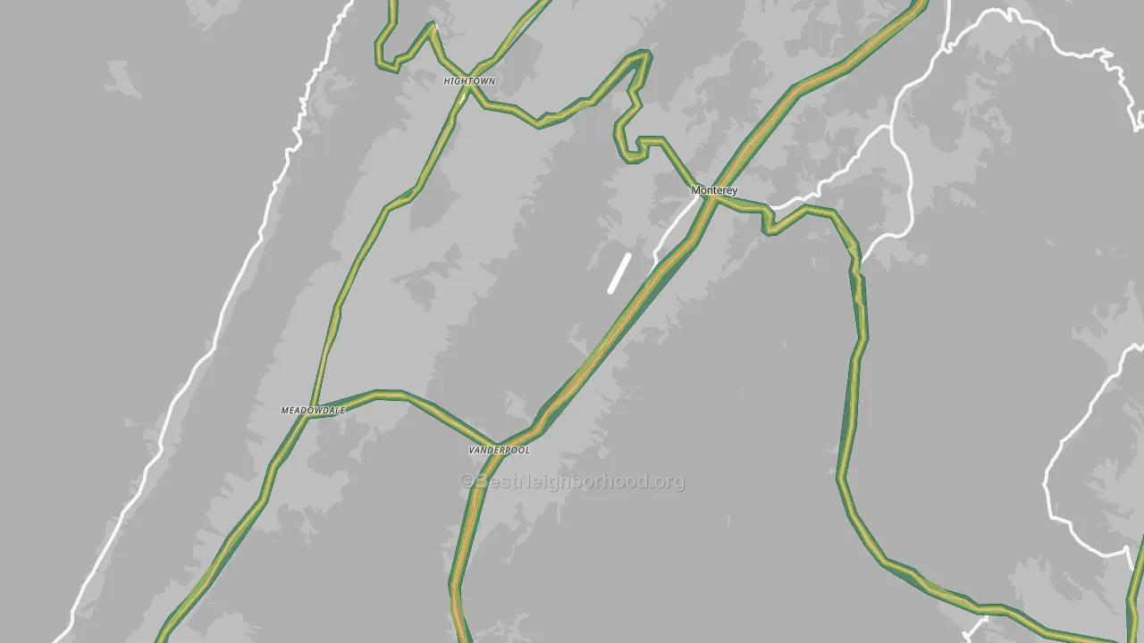24465, VA Map of Noise Levels in 24465