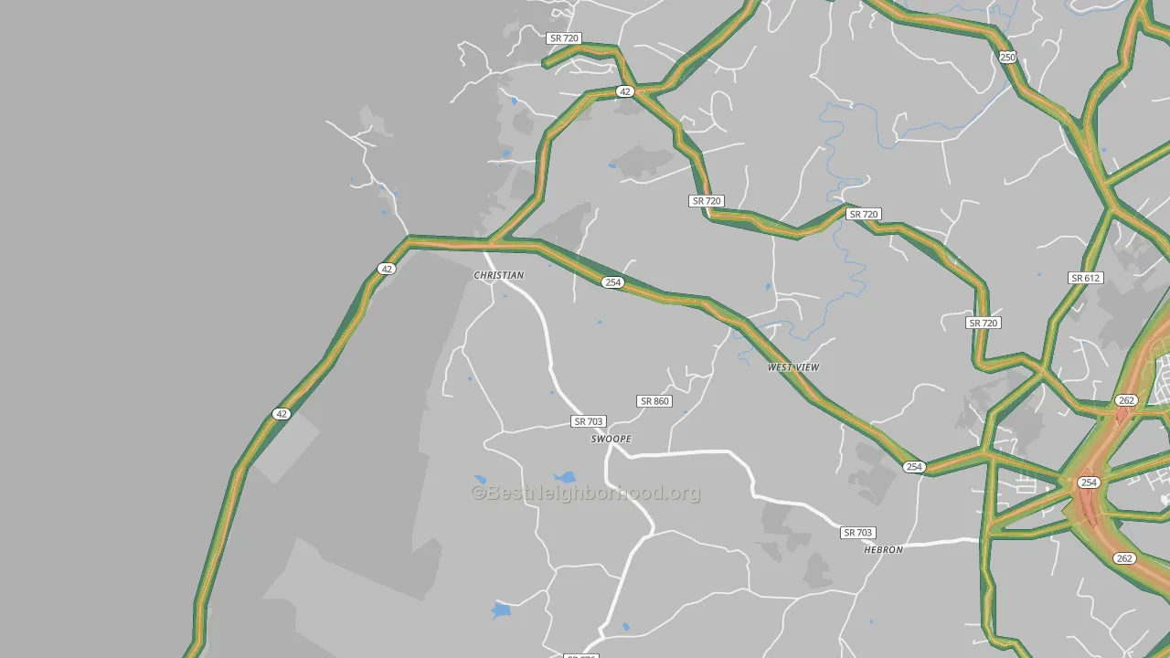 24479, VA Map of Noise Levels in 24479