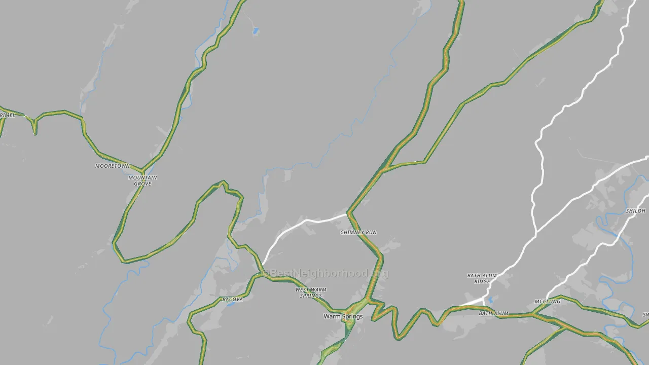 24484, VA Map of Noise Levels in 24484
