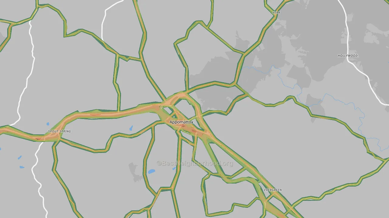 24522, VA Map of Noise Levels in 24522