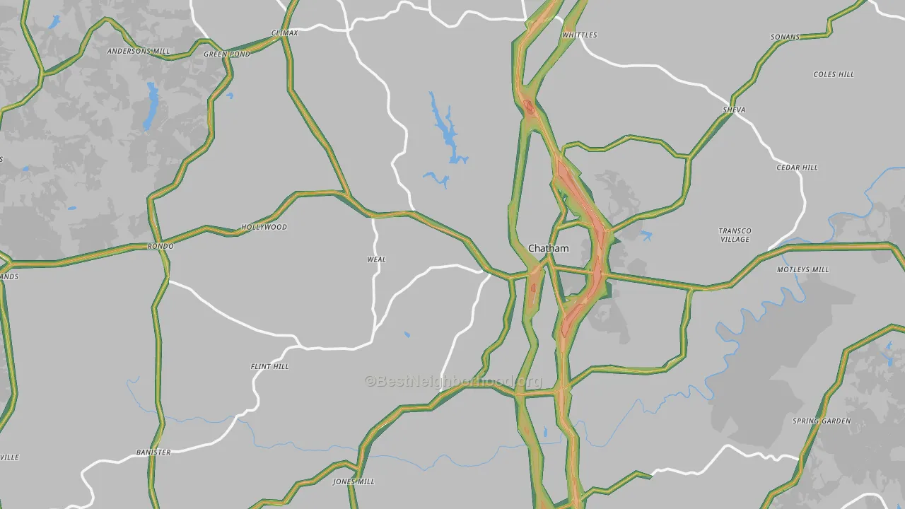 24531, VA Map of Noise Levels in 24531