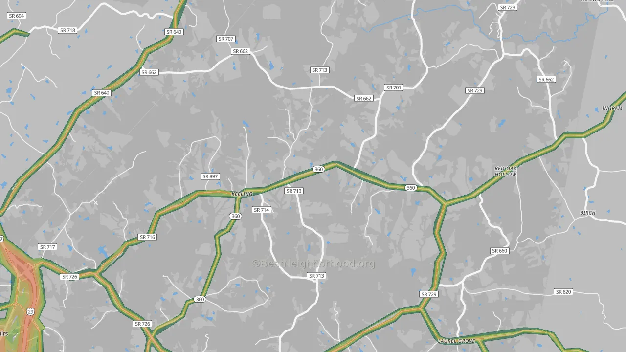 24566, VA Map of Noise Levels in 24566