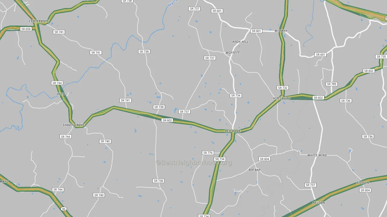 24598, VA Map of Noise Levels in 24598