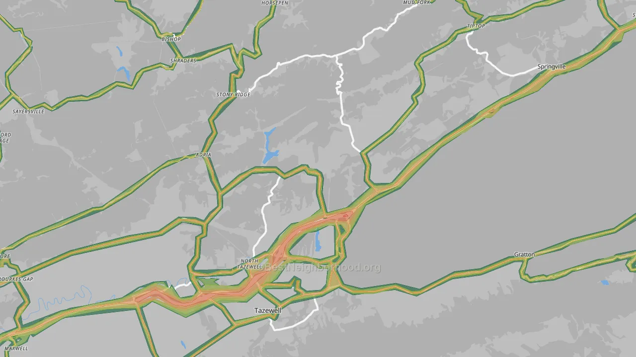 24630, VA Map of Noise Levels in 24630