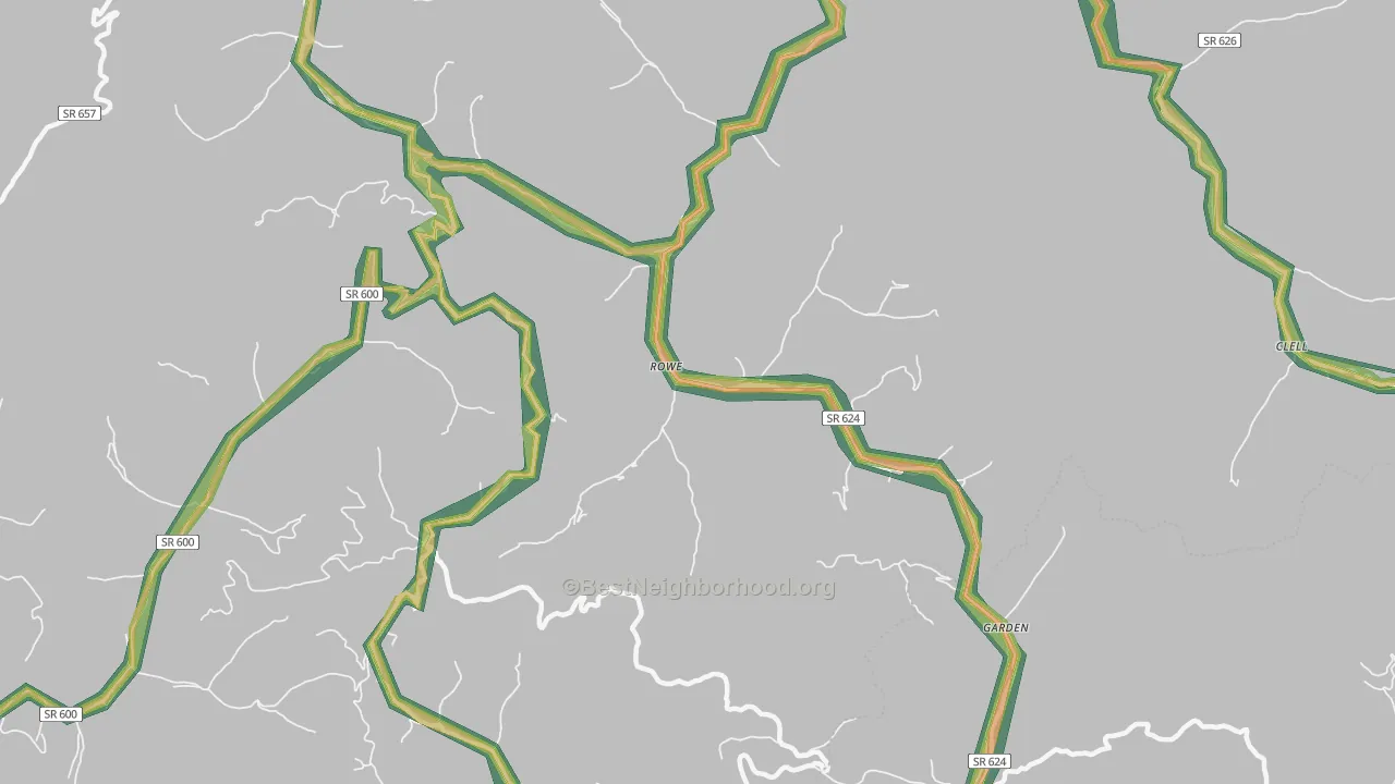 24646, VA Map of Noise Levels in 24646