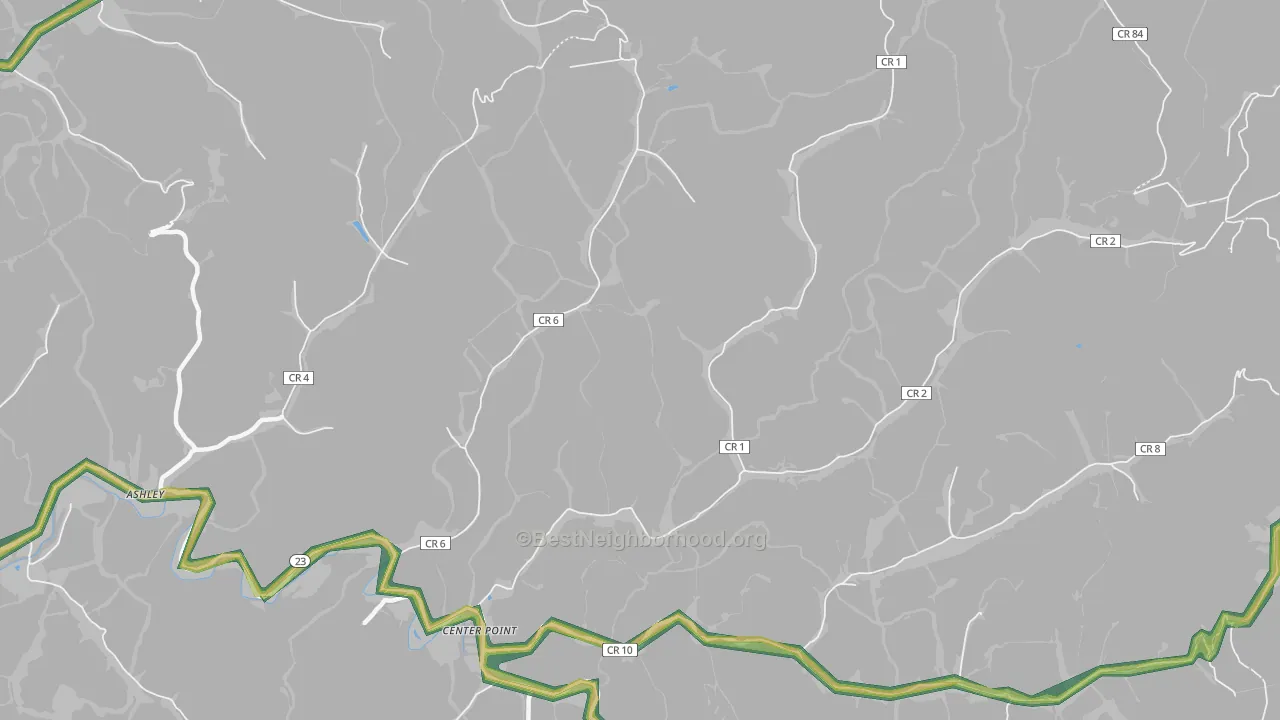 26339, WV Map of Noise Levels in 26339