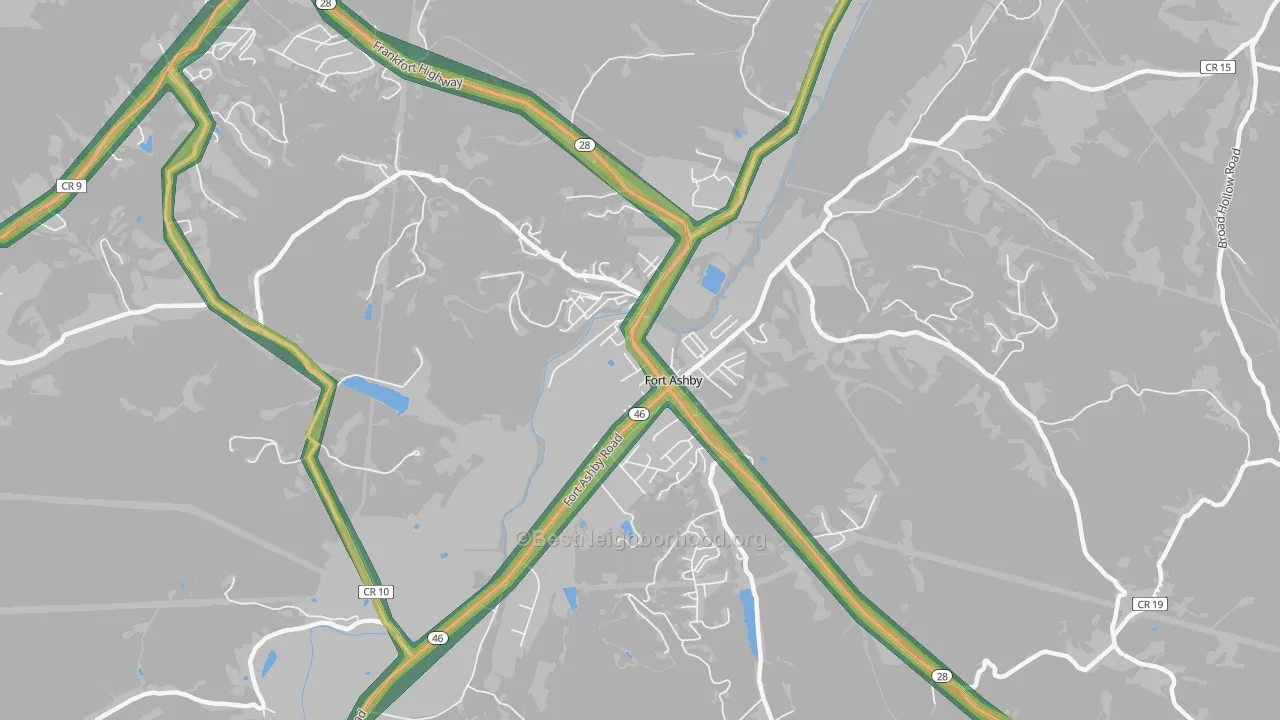26719, WV Map of Noise Levels in 26719