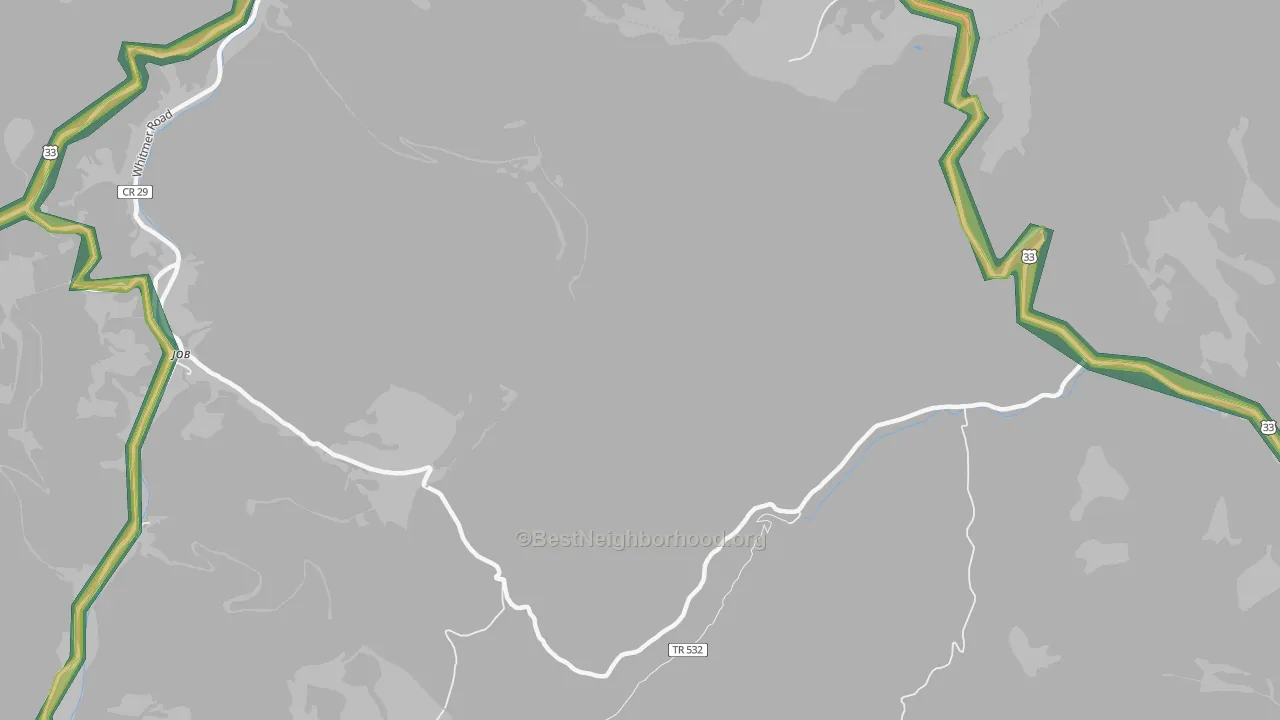 26886, WV Map of Noise Levels in 26886