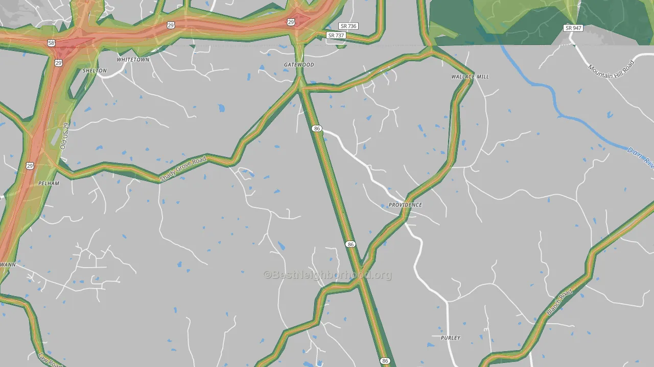 27315, NC Map of Noise Levels in 27315