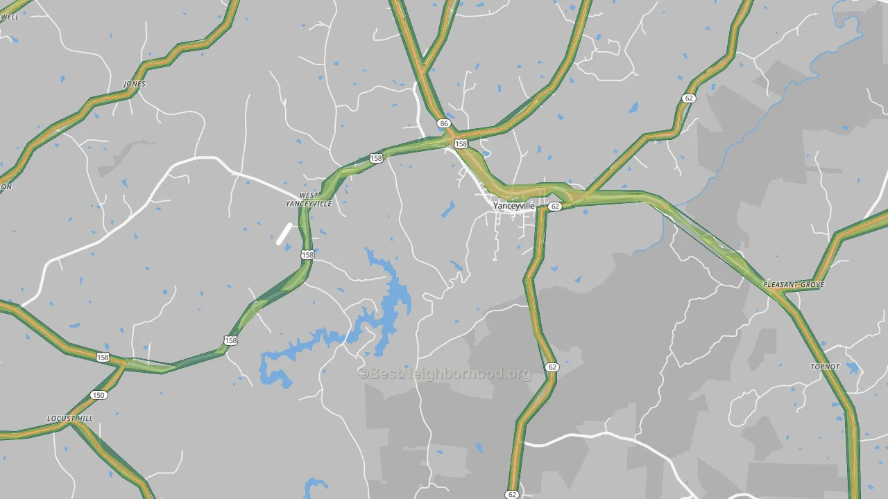 27379, NC Map of Noise Levels in 27379