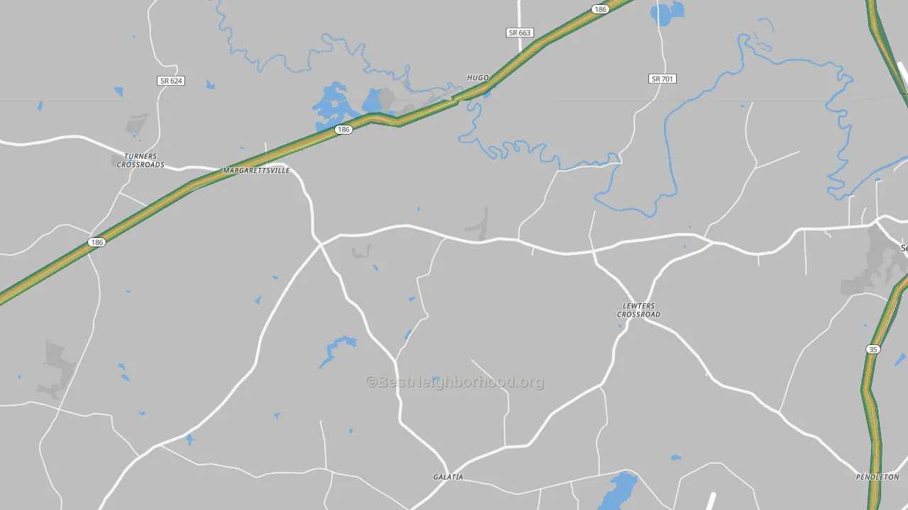 27853, NC Map of Noise Levels in 27853