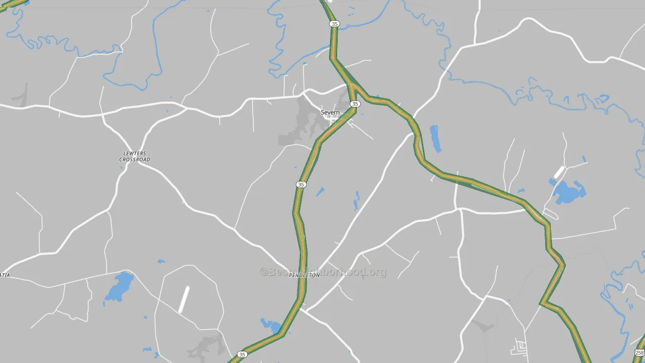 27862, NC Map of Noise Levels in 27862