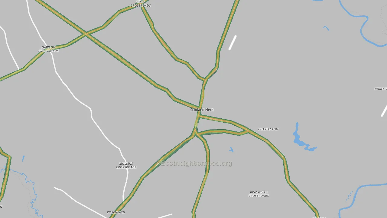 27874, NC Map of Noise Levels in 27874