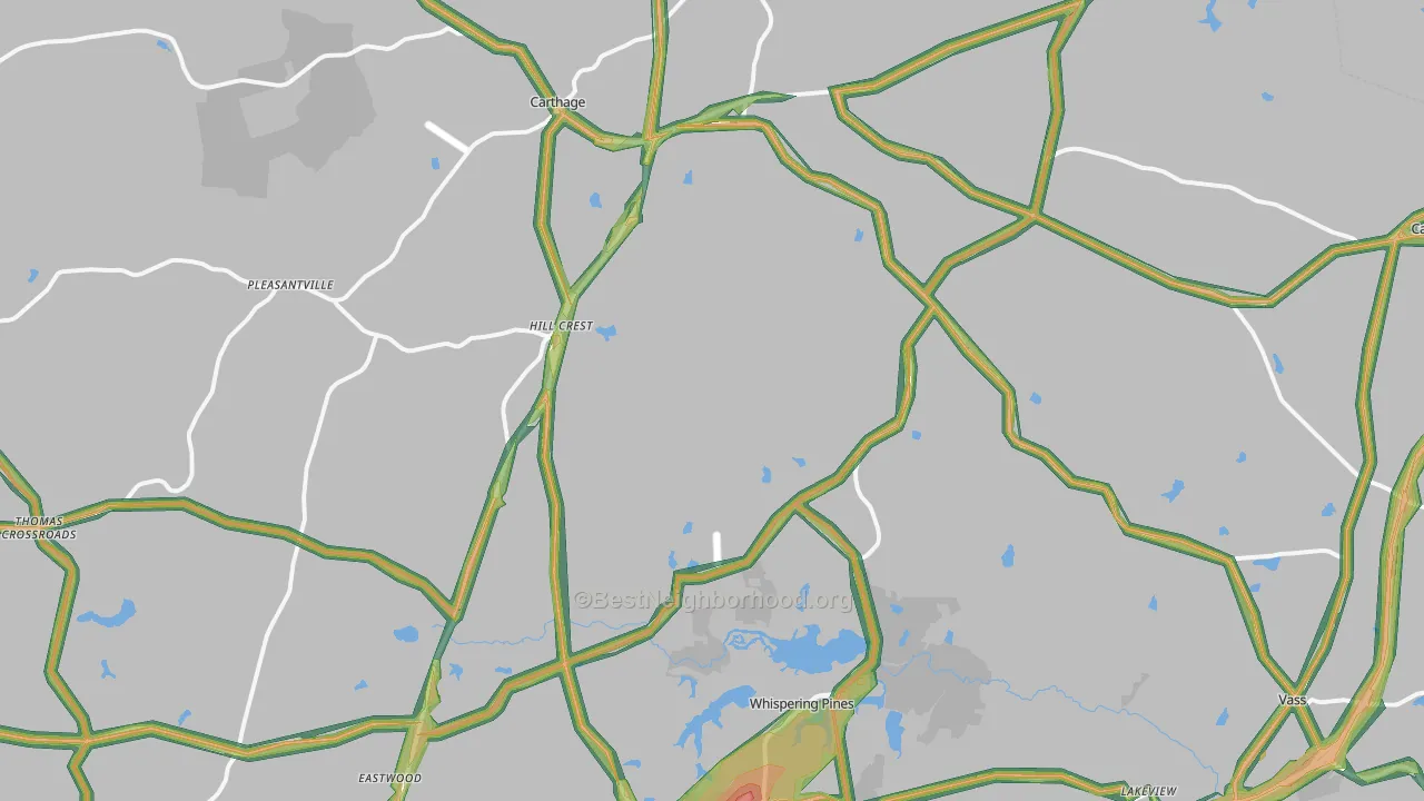 28327, NC Map of Noise Levels in 28327