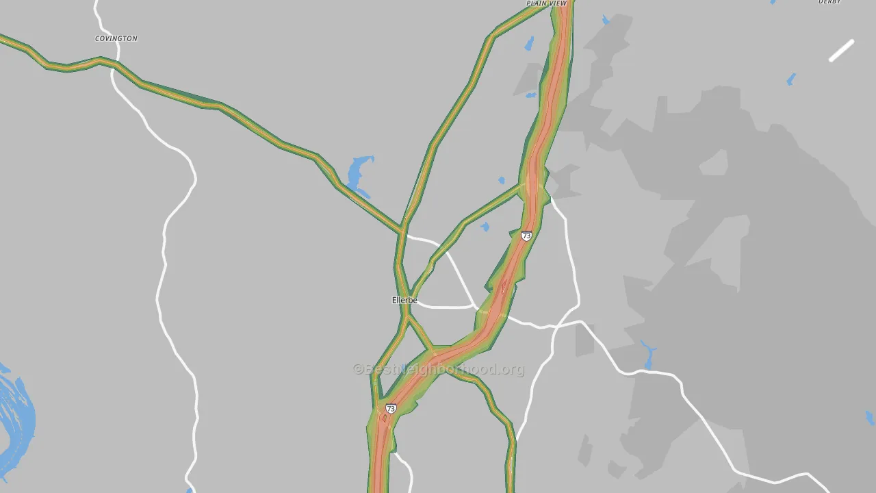 28338, NC Map of Noise Levels in 28338