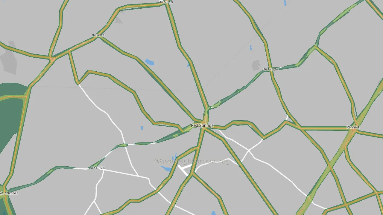 28377, NC Map of Noise Levels in 28377