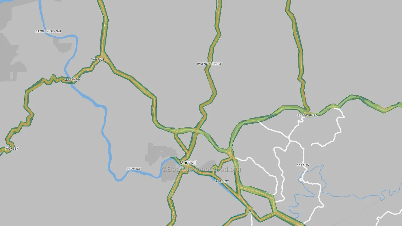 28753, NC Map of Noise Levels in 28753