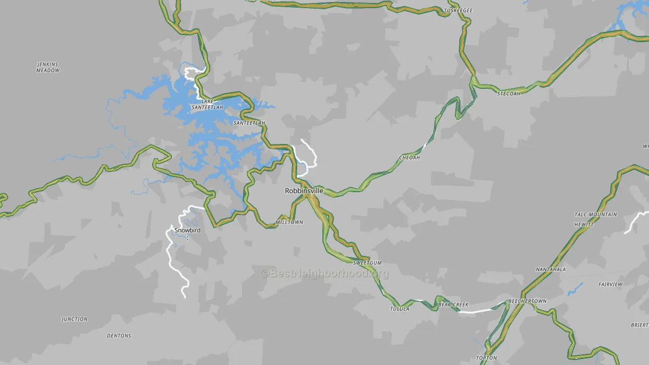 28771, NC Map of Noise Levels in 28771