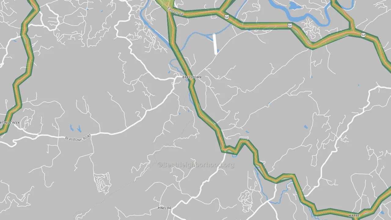 28902, NC Map of Noise Levels in 28902