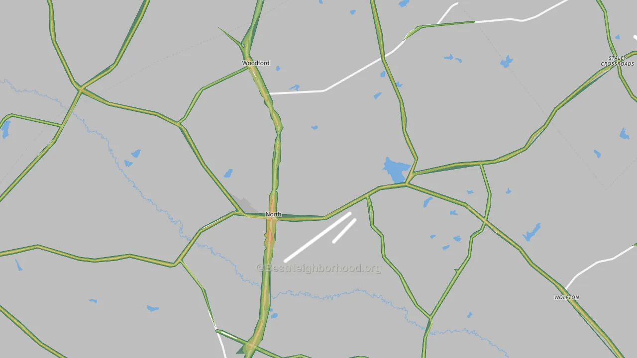 29112, SC Map of Noise Levels in 29112