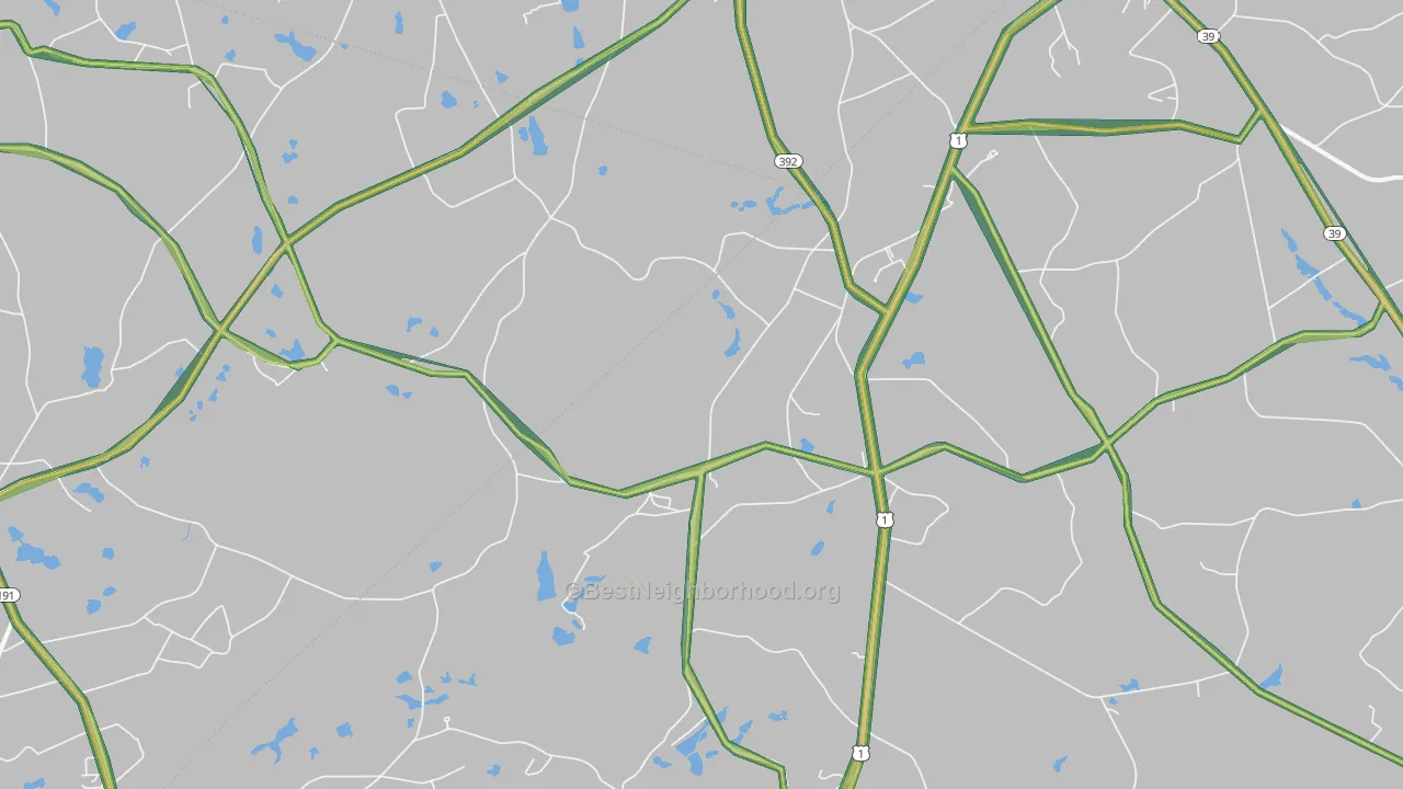 29129, SC Map of Noise Levels in 29129