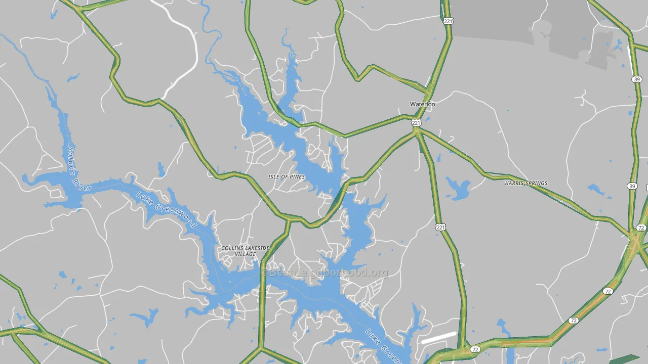 29384, SC Map of Noise Levels in 29384