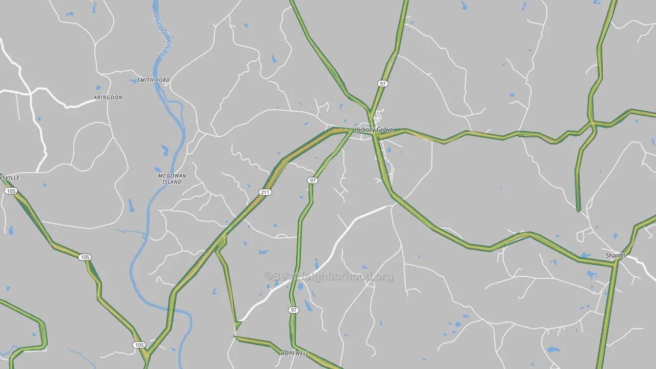 29717, SC Map of Noise Levels in 29717