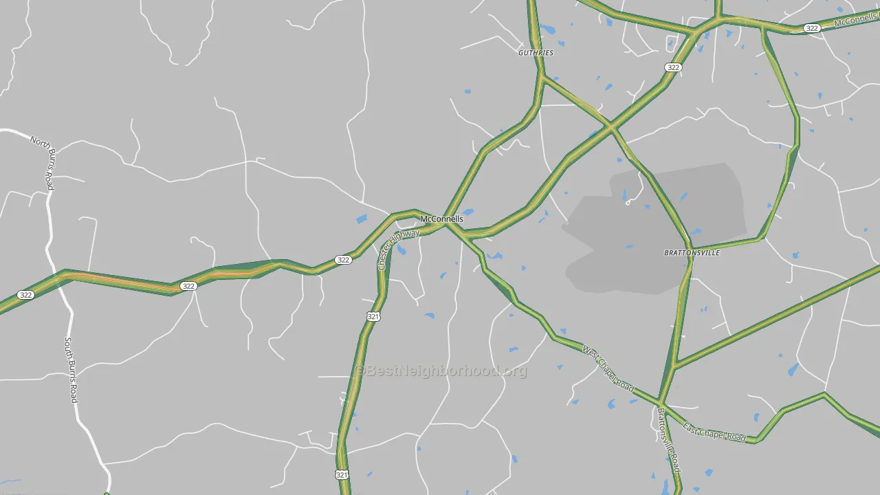 29726, SC Map of Noise Levels in 29726