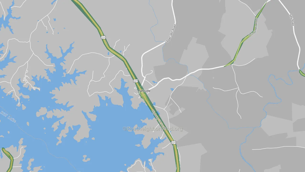 29844, SC Map of Noise Levels in 29844