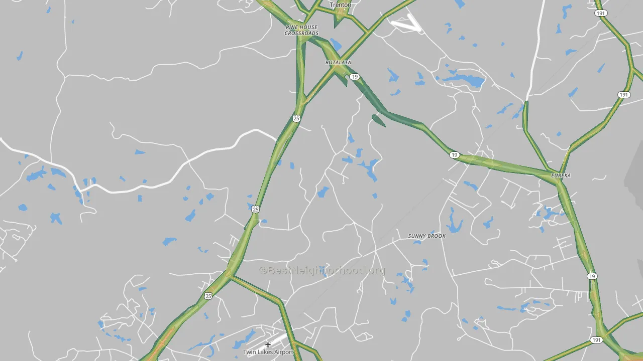 29847, SC Map of Noise Levels in 29847