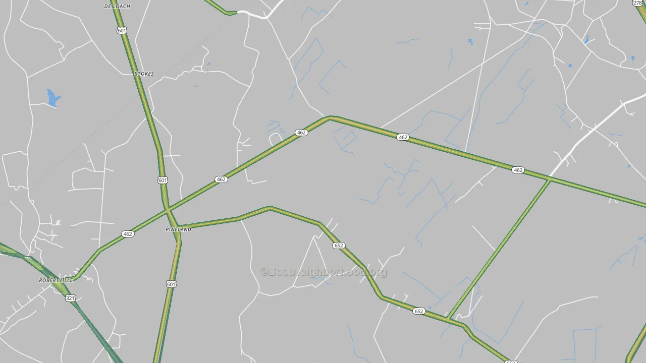 29934, SC Map of Noise Levels in 29934