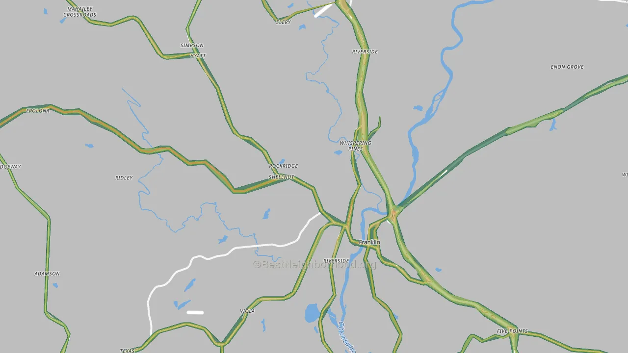 30217, GA Map of Noise Levels in 30217